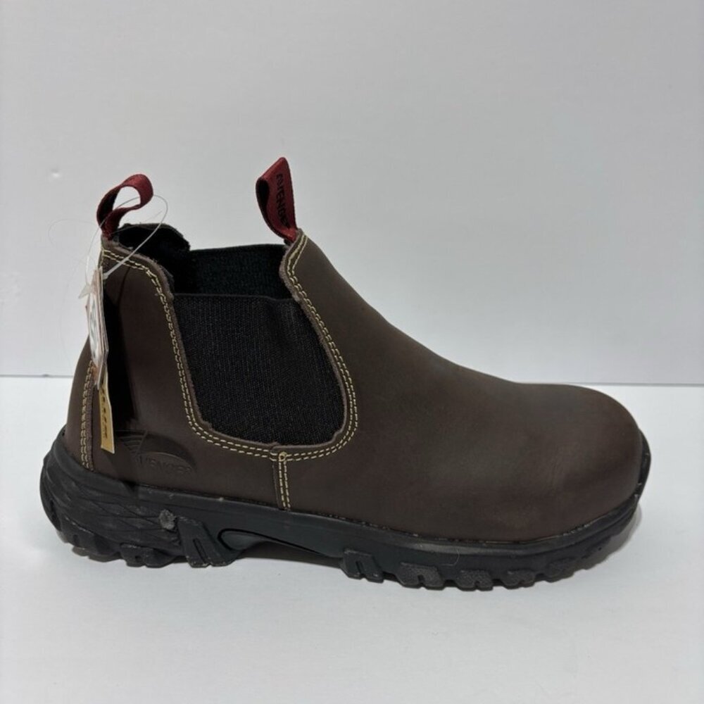 Avenger Women’s Flight Romeo Brown Leather Boots, Size 7 Wide